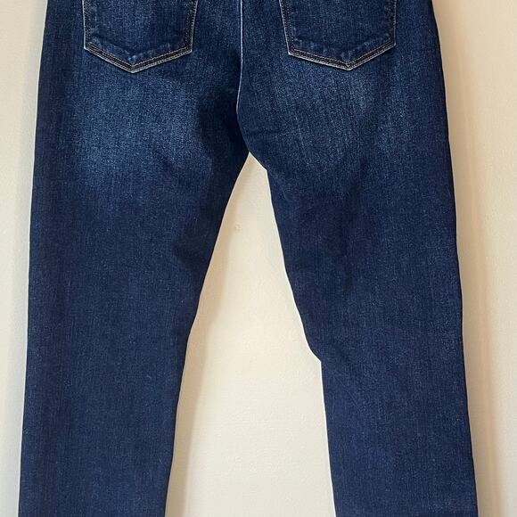 Joe's Jeans Dark Wash Distressed Bobby Mid Rise Tapered Boyfriend Jean Size W24 - Picture 8 of 14